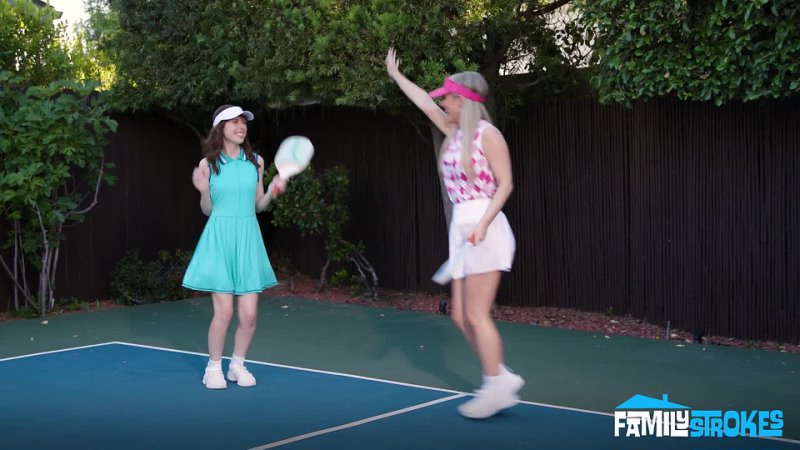 Krystal Palmer and Bunny Madison – FamilyStrokes – She Grabbed My Fucking Balls Our Stepfamily Labor Day Pickleball Battle on